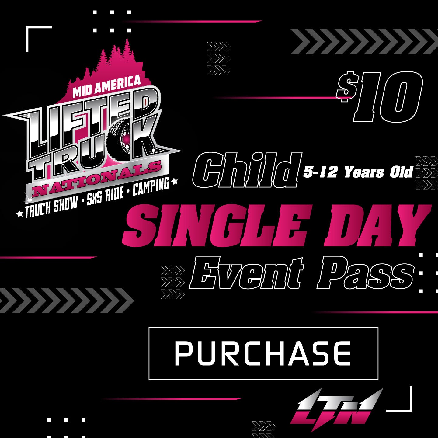 2024 Lifted Truck Nationals: Child Single Day Pass