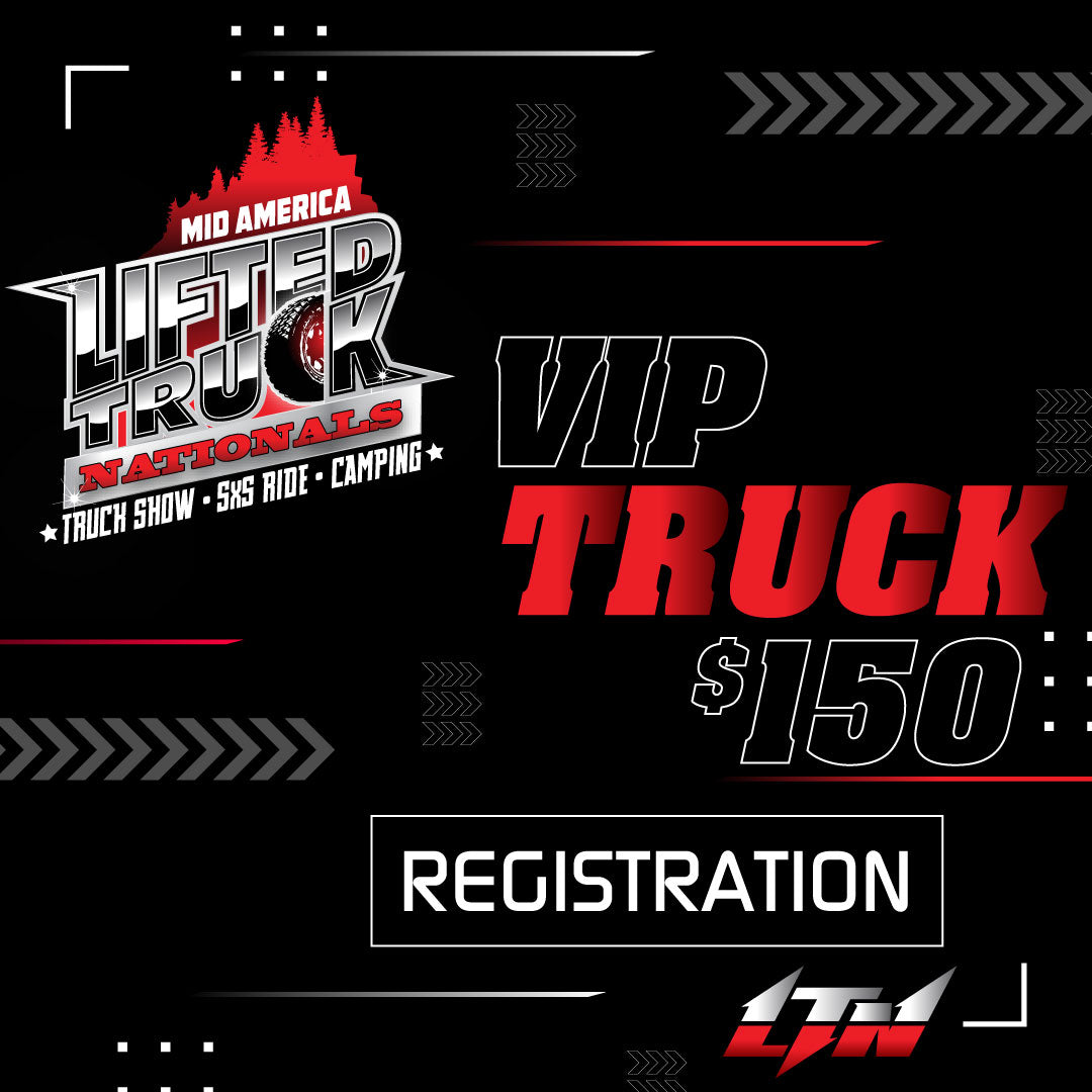 2024 Vehicle Pass - VIP Show Truck (priority parking): Sept Lifted Truck Nationals